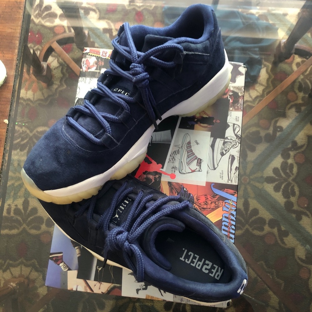 Jordan retro 11 Re2pect low suede